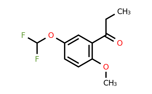 1261825-68-6 | 5'-(Difluoromethoxy)-2'-methoxypropiophenone