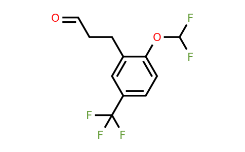 1261825-77-7 | 3-(2'-(Difluoromethoxy)-5'-(trifluoromethyl)phenyl)propionaldehyde