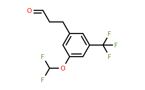 1261825-78-8 | 3-(3'-(Difluoromethoxy)-5'-(trifluoromethyl)phenyl)propionaldehyde