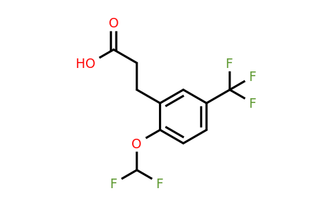 1261825-79-9 | 3-(2'-(Difluoromethoxy)-5'-(trifluoromethyl)phenyl)propionic acid