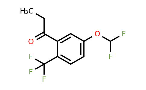1261825-81-3 | 5'-(Difluoromethoxy)-2'-(trifluoromethyl)propiophenone