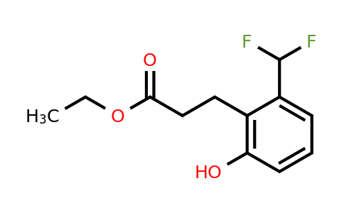 1261826-19-0 | Ethyl 3-(2'-(difluoromethyl)-6'-hydroxyphenyl)propionate