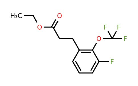 1261826-47-4 | Ethyl 3-(3'-fluoro-2'-(trifluoromethoxy)phenyl)propionate