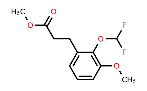 1261826-60-1 | Methyl 3-(2'-(difluoromethoxy)-3'-methoxyphenyl)propionate
