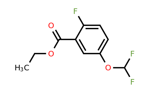 1261826-67-8 | Ethyl 5-(difluoromethoxy)-2-fluorobenzoate