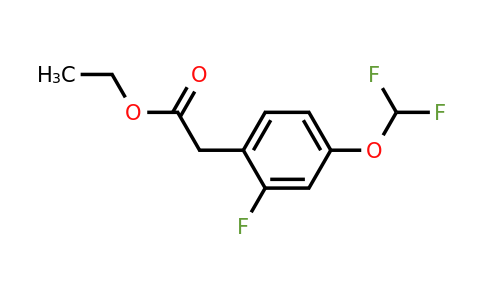 1261826-71-4 | Ethyl 4-(difluoromethoxy)-2-fluorophenylacetate