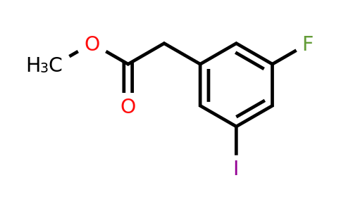 1261826-97-4 | Methyl 3-fluoro-5-iodophenylacetate
