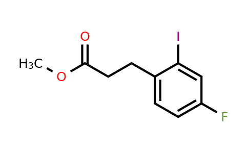 1261827-01-3 | Methyl 3-(4'-fluoro-2'-iodophenyl)propionate