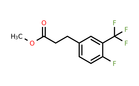 1261827-10-4 | Methyl 3-(4'-fluoro-3'-(trifluoromethyl)phenyl)propionate
