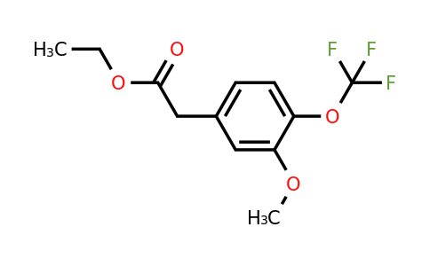 1261827-21-7 | Ethyl 3-methoxy-4-(trifluoromethoxy)phenylacetate