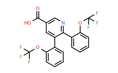1261827-25-1 | 5,6-Bis(2-(trifluoromethoxy)phenyl)nicotinic acid