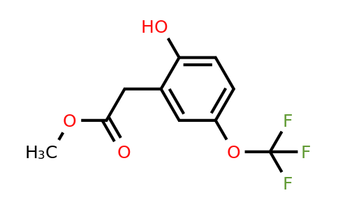 1261827-26-2 | Methyl 2-hydroxy-5-(trifluoromethoxy)phenylacetate