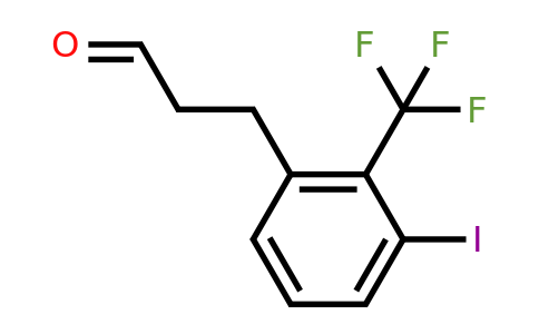 1261827-35-3 | 3-(3'-Iodo-2'-(trifluoromethyl)phenyl)propionaldehyde