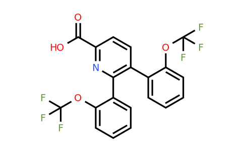 1261827-41-1 | 5,6-Bis(2-(trifluoromethoxy)phenyl)picolinic acid
