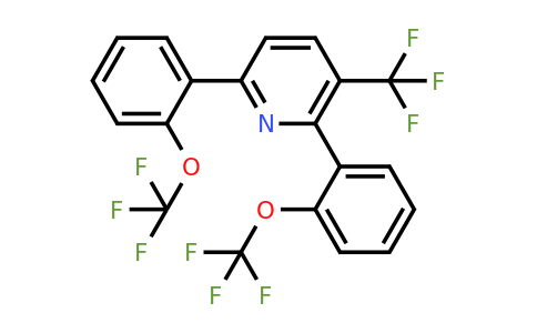 1261827-75-1 | 2,6-Bis(2-(trifluoromethoxy)phenyl)-3-(trifluoromethyl)pyridine
