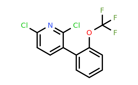1261827-95-5 | 2,6-Dichloro-3-(2-(trifluoromethoxy)phenyl)pyridine