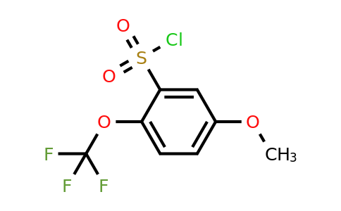 1261828-10-7 | 5-Methoxy-2-(trifluoromethoxy)benzenesulfonylchloride