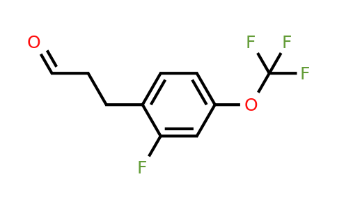 1261828-36-7 | 3-(2'-Fluoro-4'-(trifluoromethoxy)phenyl)propionaldehyde