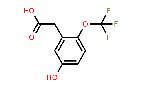 1261830-30-1 | 5-Hydroxy-2-(trifluoromethoxy)phenylacetic acid