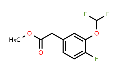 1261830-46-9 | Methyl 3-(difluoromethoxy)-4-fluorophenylacetate