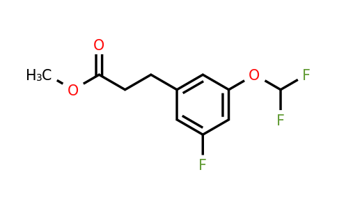 1261830-54-9 | Methyl 3-(3'-(difluoromethoxy)-5'-fluorophenyl)propionate