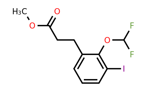 1261830-56-1 | Methyl 3-(2'-(difluoromethoxy)-3'-iodophenyl)propionate