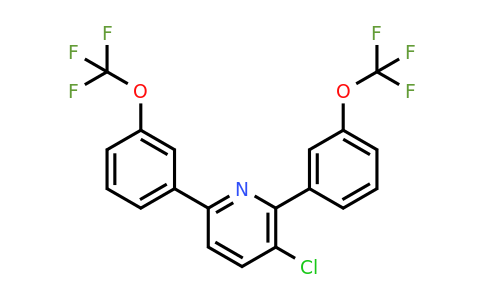 1261830-77-6 | 2,6-Bis(3-(trifluoromethoxy)phenyl)-3-chloropyridine