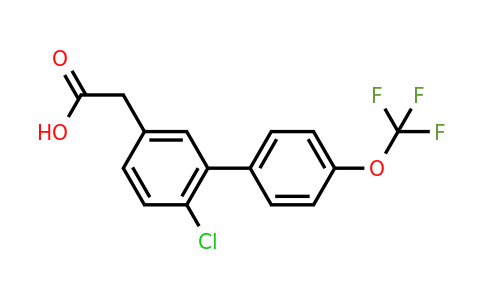 1261830-81-2 | 6-Chloro-4'-(trifluoromethoxy)biphenyl-3-acetic acid