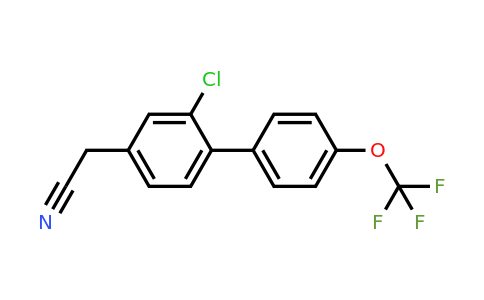 1261830-85-6 | 2-Chloro-4'-(trifluoromethoxy)biphenyl-4-acetonitrile