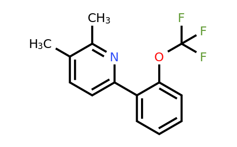 1261831-08-6 | 2,3-Dimethyl-6-(2-(trifluoromethoxy)phenyl)pyridine