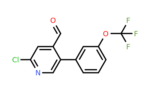 1261831-22-4 | 2-Chloro-5-(3-(trifluoromethoxy)phenyl)isonicotinaldehyde