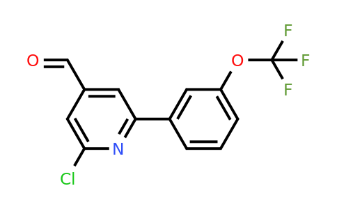 1261831-24-6 | 2-Chloro-6-(3-(trifluoromethoxy)phenyl)isonicotinaldehyde