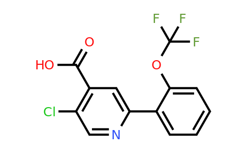 1261831-25-7 | 5-Chloro-2-(2-(trifluoromethoxy)phenyl)isonicotinic acid