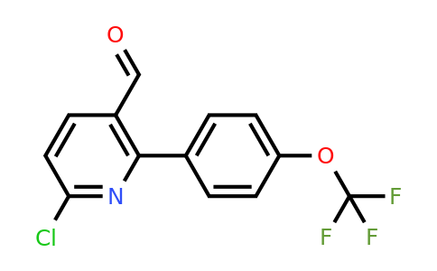 1261831-26-8 | 6-Chloro-2-(4-(trifluoromethoxy)phenyl)nicotinaldehyde