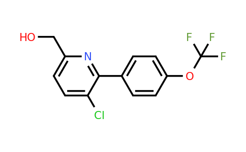 1261831-36-0 | 3-Chloro-2-(4-(trifluoromethoxy)phenyl)pyridine-6-methanol
