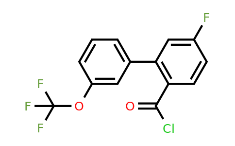 1261831-42-8 | 5-Fluoro-3'-(trifluoromethoxy)biphenyl-2-carbonyl chloride