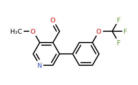 1261831-73-5 | 3-Methoxy-5-(3-(trifluoromethoxy)phenyl)isonicotinaldehyde