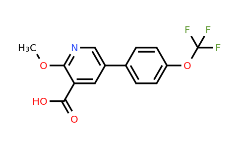 1261831-75-7 | 2-Methoxy-5-(4-(trifluoromethoxy)phenyl)nicotinic acid
