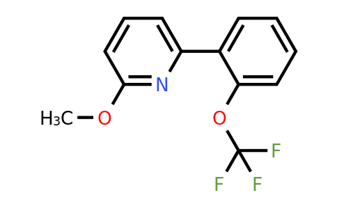 1261831-82-6 | 2-Methoxy-6-(2-(trifluoromethoxy)phenyl)pyridine