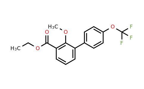 1261832-04-5 | Ethyl 2-methoxy-4'-(trifluoromethoxy)biphenyl-3-carboxylate