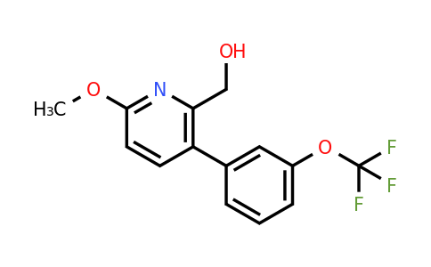 1261832-15-8 | 6-Methoxy-3-(3-(trifluoromethoxy)phenyl)pyridine-2-methanol