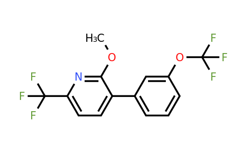 1261832-17-0 | 2-Methoxy-3-(3-(trifluoromethoxy)phenyl)-6-(trifluoromethyl)pyridine