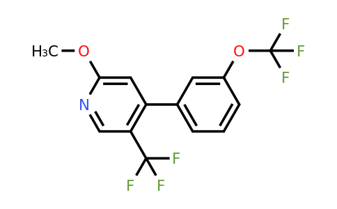 1261832-20-5 | 2-Methoxy-4-(3-(trifluoromethoxy)phenyl)-5-(trifluoromethyl)pyridine