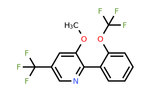 1261832-24-9 | 3-Methoxy-2-(2-(trifluoromethoxy)phenyl)-5-(trifluoromethyl)pyridine