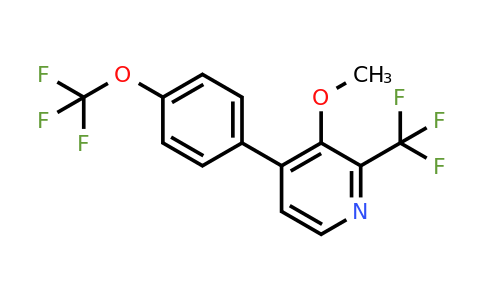 1261832-28-3 | 3-Methoxy-4-(4-(trifluoromethoxy)phenyl)-2-(trifluoromethyl)pyridine