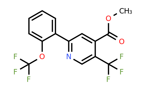 1261832-35-2 | Methyl 2-(2-(trifluoromethoxy)phenyl)-5-(trifluoromethyl)isonicotinate