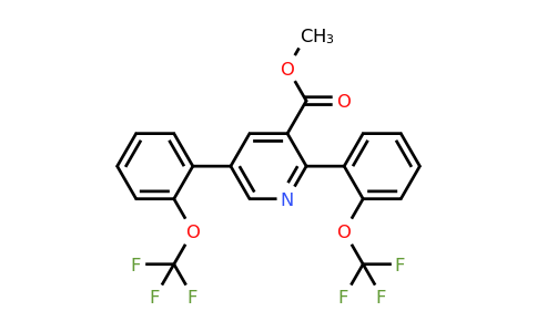 1261832-53-4 | Methyl 2,5-bis(2-(trifluoromethoxy)phenyl)nicotinate