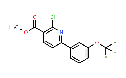 1261832-57-8 | Methyl 2-chloro-6-(3-(trifluoromethoxy)phenyl)nicotinate