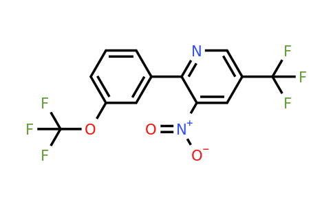 1261832-78-3 | 3-Nitro-2-(3-(trifluoromethoxy)phenyl)-5-(trifluoromethyl)pyridine