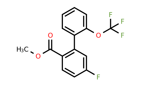 1261832-93-2 | Methyl 5-fluoro-2'-(trifluoromethoxy)biphenyl-2-carboxylate